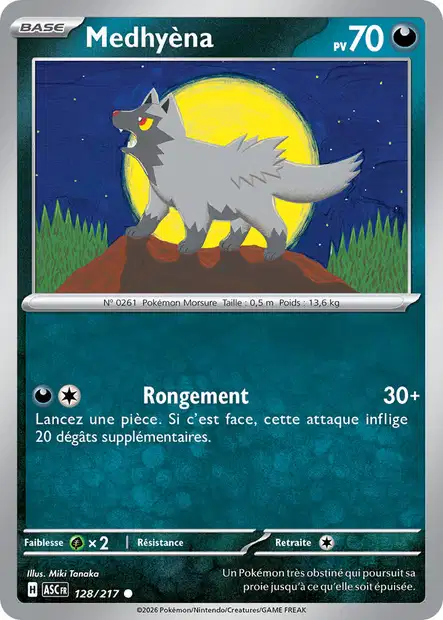 ME02.5 [FR] ASC (POKEBALL) 128 MEDHYENA (COMMUNE)