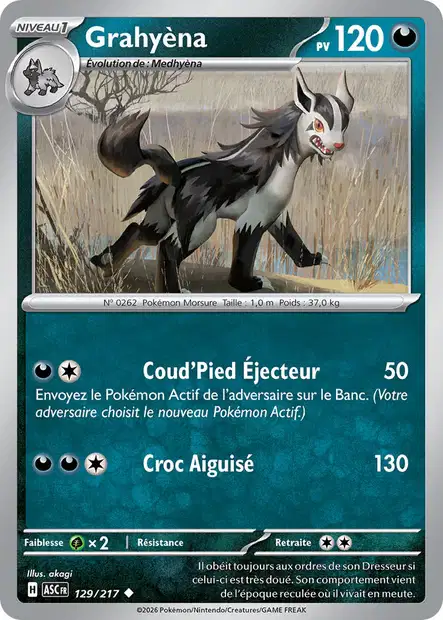 ME02.5 [FR] ASC (REVERSE) 129 GRAHYENA (UNCO)