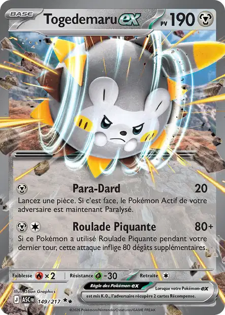 ME02.5 [FR] ASC 149 TOGEDEMARU EX (DOUBLE RARE)