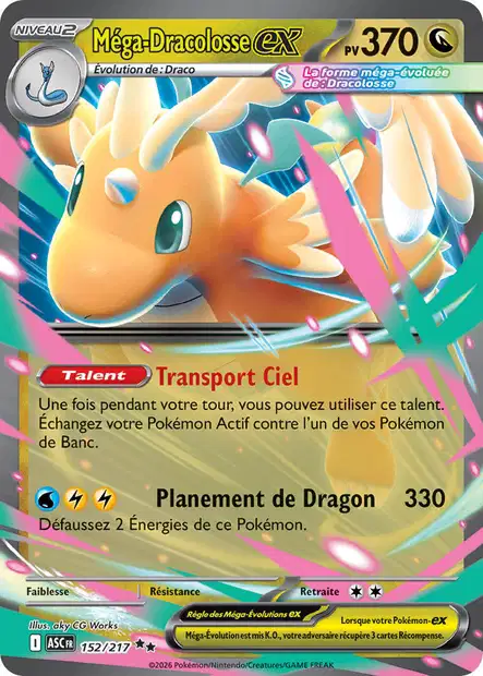 ME02.5 [FR] ASC 152 MEGA DRACOLOSSE EX (DOUBLE RARE)