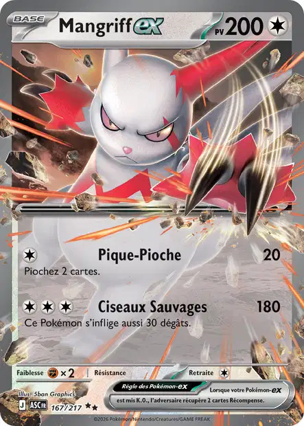 ME02.5 [FR] ASC 167 MANGRIFF EX (DOUBLE RARE)