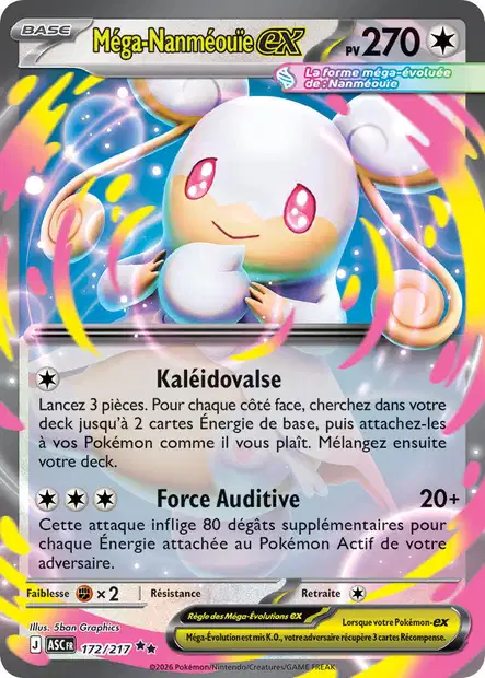 ME02.5 [FR] ASC 172 MEGA NANMEOUIE EX (DOUBLE RARE)