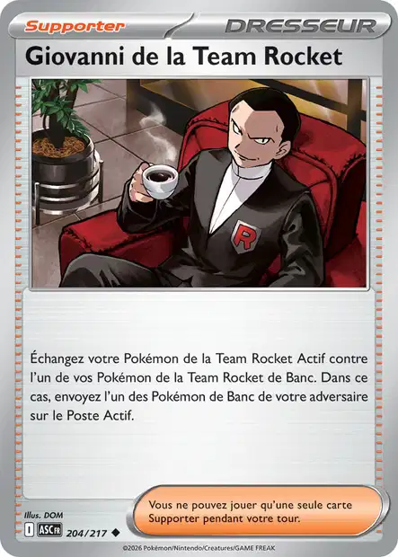 ME02.5 [FR] ASC 204 GIOVANNI DE LA TEAM ROCKET (UNCO)