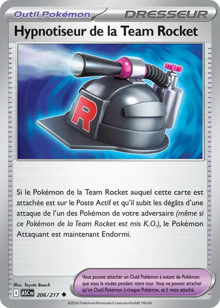 ME02.5 [FR] ASC 206 TEAM ROCKET'S HYPNOSIS DEVICE (UNCO)