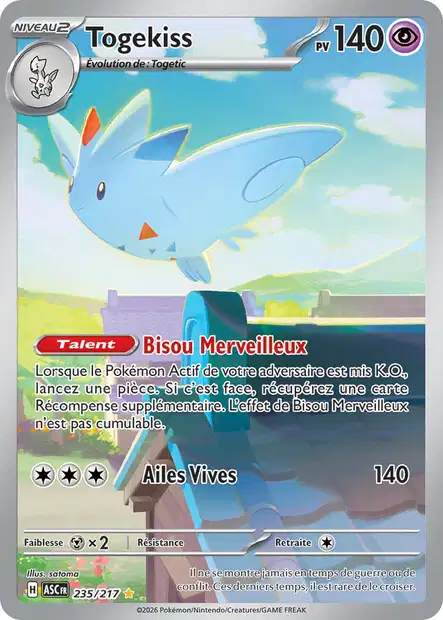 ME02.5 [FR] ASC 235 TOGEKISS (SECRETE ILLUSTRATION RARE)