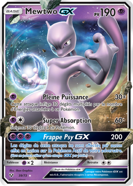 SL03.5 [FR] SLG 039 MEWTWO-GX (ULTRA RARE)