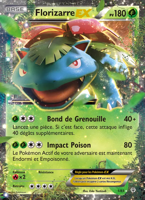 XY09.5 [FR] GEN 001 FLORIZARRE-EX (ULTRA RARE)