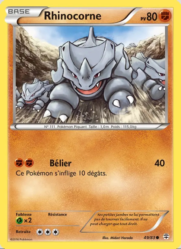 XY09.5 [FR] GEN 049 RHINOCORNE