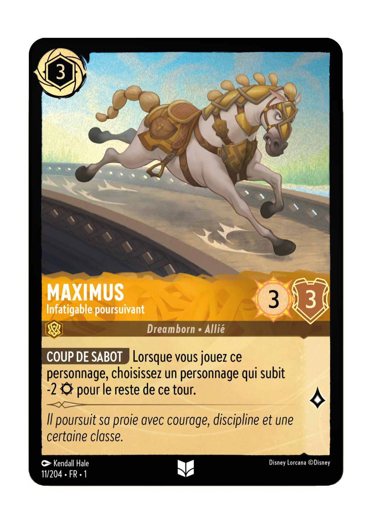 LOR01 [FR] TFC (FOIL) 011 MAXIMUS, INFATIGABLE POURSUIVANT (UNCO)