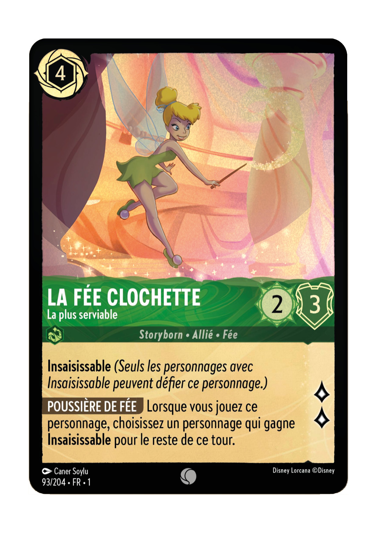 LOR01 [FR] TFC (FOIL) 093 LA F&Eacute;E CLOCHETTE,&nbsp;LA PLUS SERVIABLE (COMMUNE)