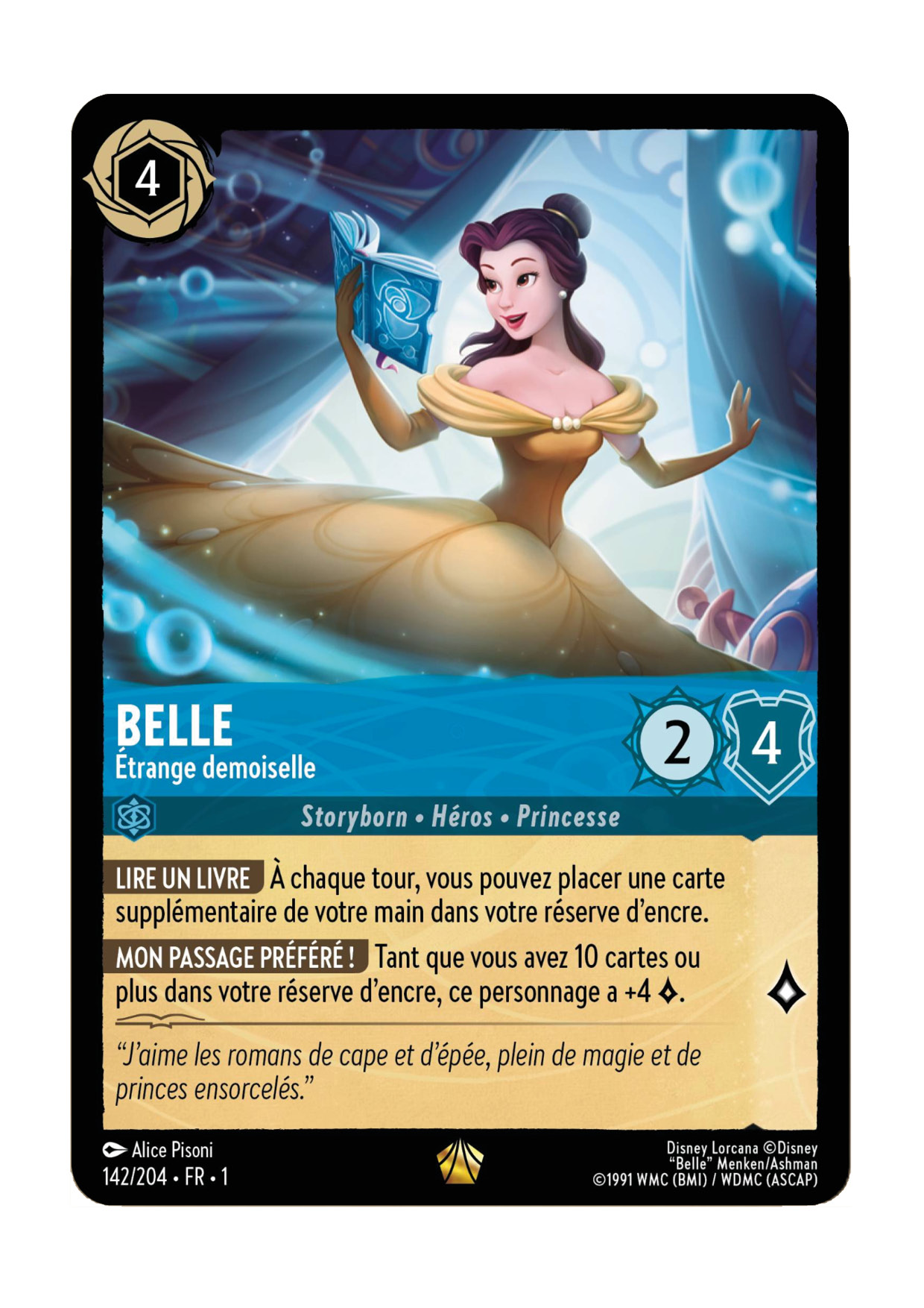 LOR01 [FR] TFC 142 BELLE, ÉTRANGE DEMOISELLE (UNCO)
