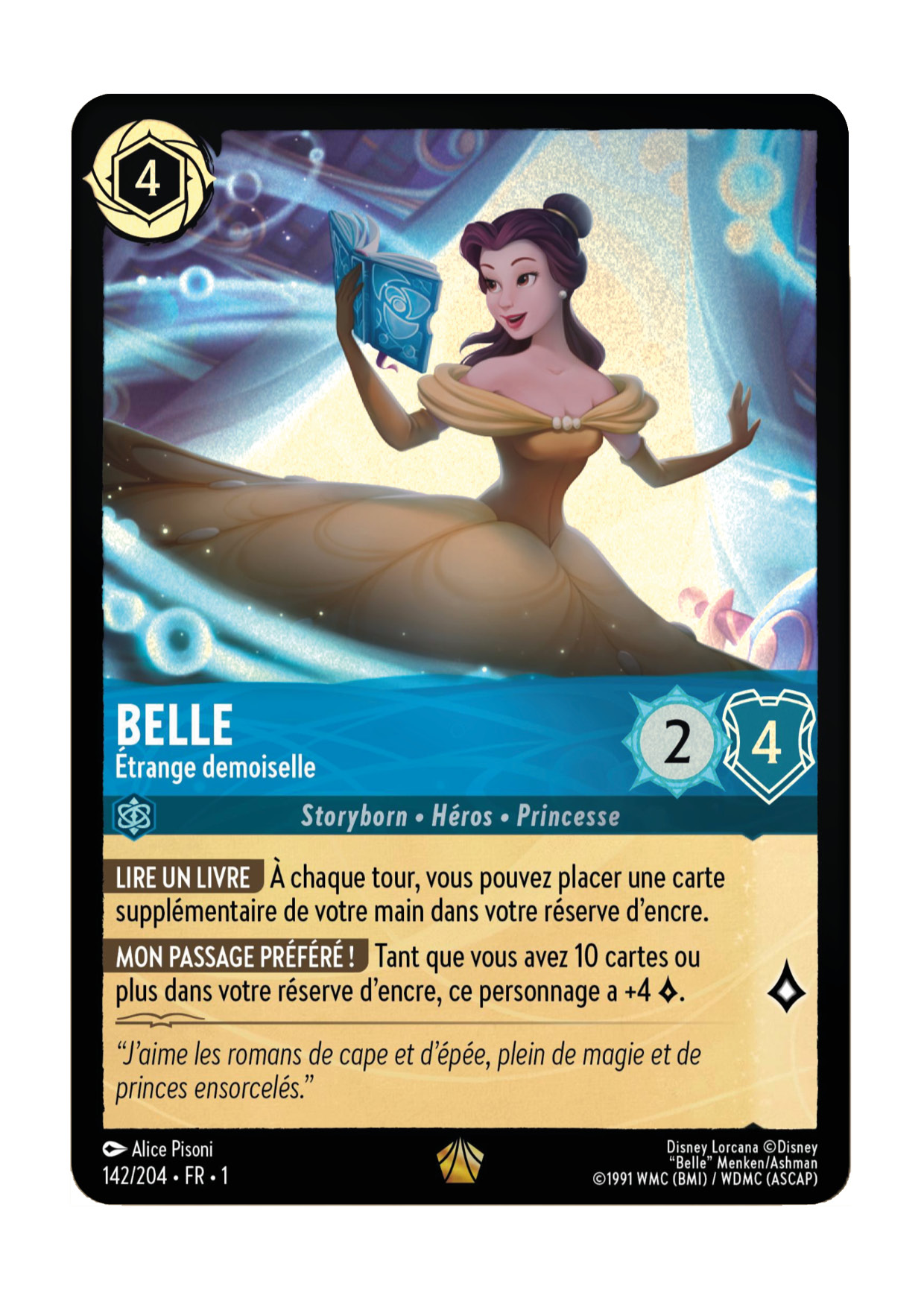 LOR01 [FR] TFC (FOIL) 142 BELLE,&nbsp;&Eacute;TRANGE DEMOISELLE (UNCO)