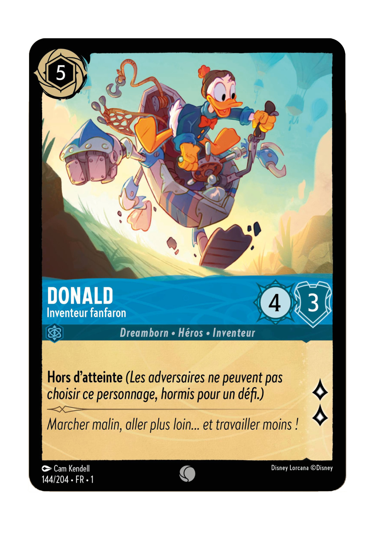 LOR01 144 DONALD, INVENTEUR FANFARON (COMMUNE) - [FR]