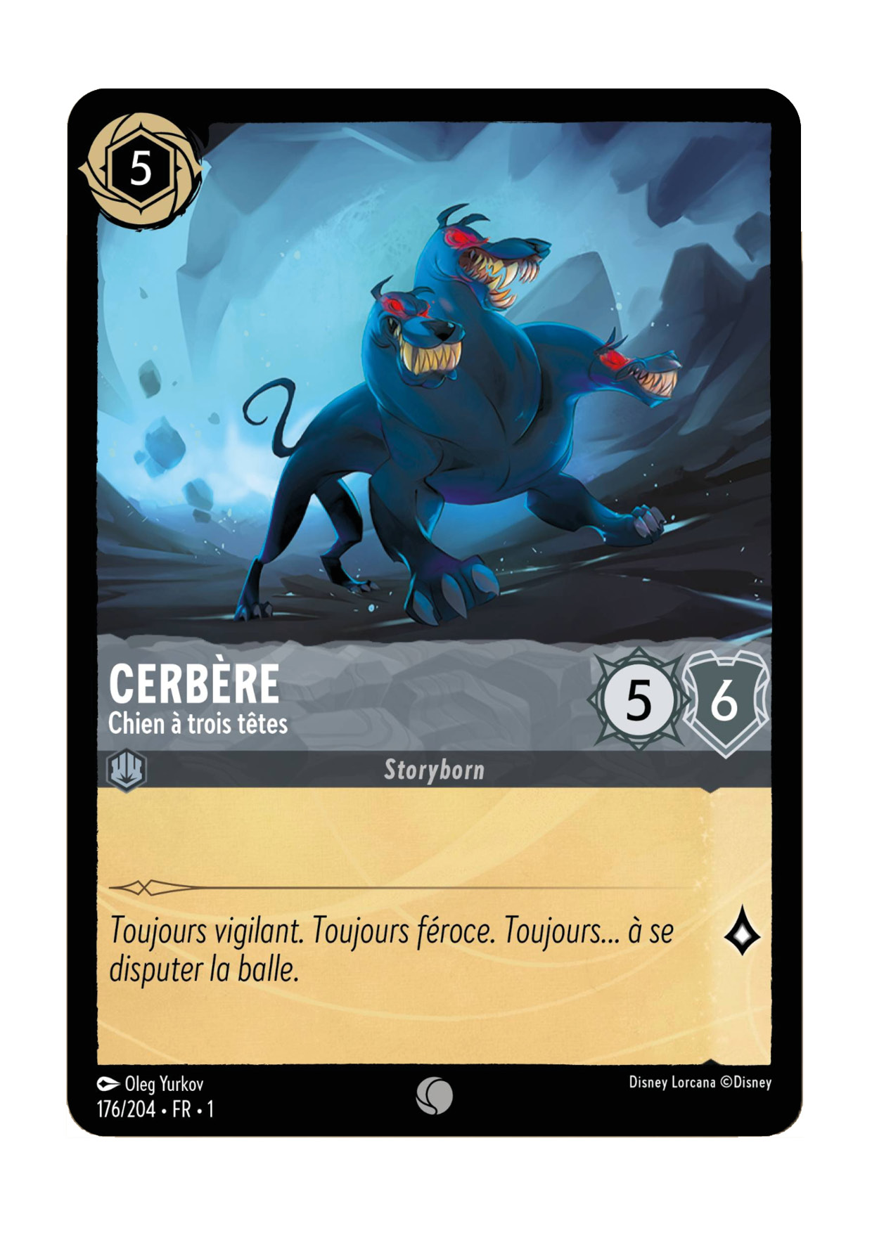 LOR01 176 CERBÈRE, CHIEN A TROIS TETES (COMMUNE) - [FR]