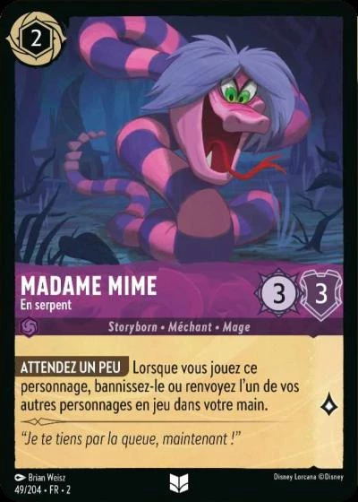 LOR02 049 MADAME MIME, EN SERPENT (UNCO) - [FR]