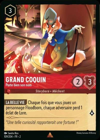 LOR02 [FR] ROF 109 GRAND COQUIN, PORTE BIEN SON NOM (RARE)