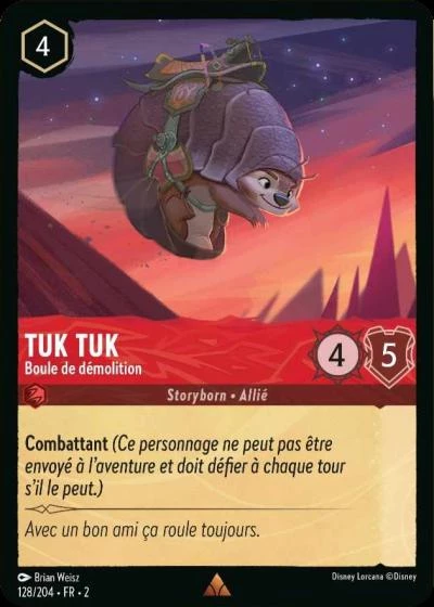 LOR02 [FR] ROF 128 TUK TUK, BOULE DE DEMOLITION (RARE)