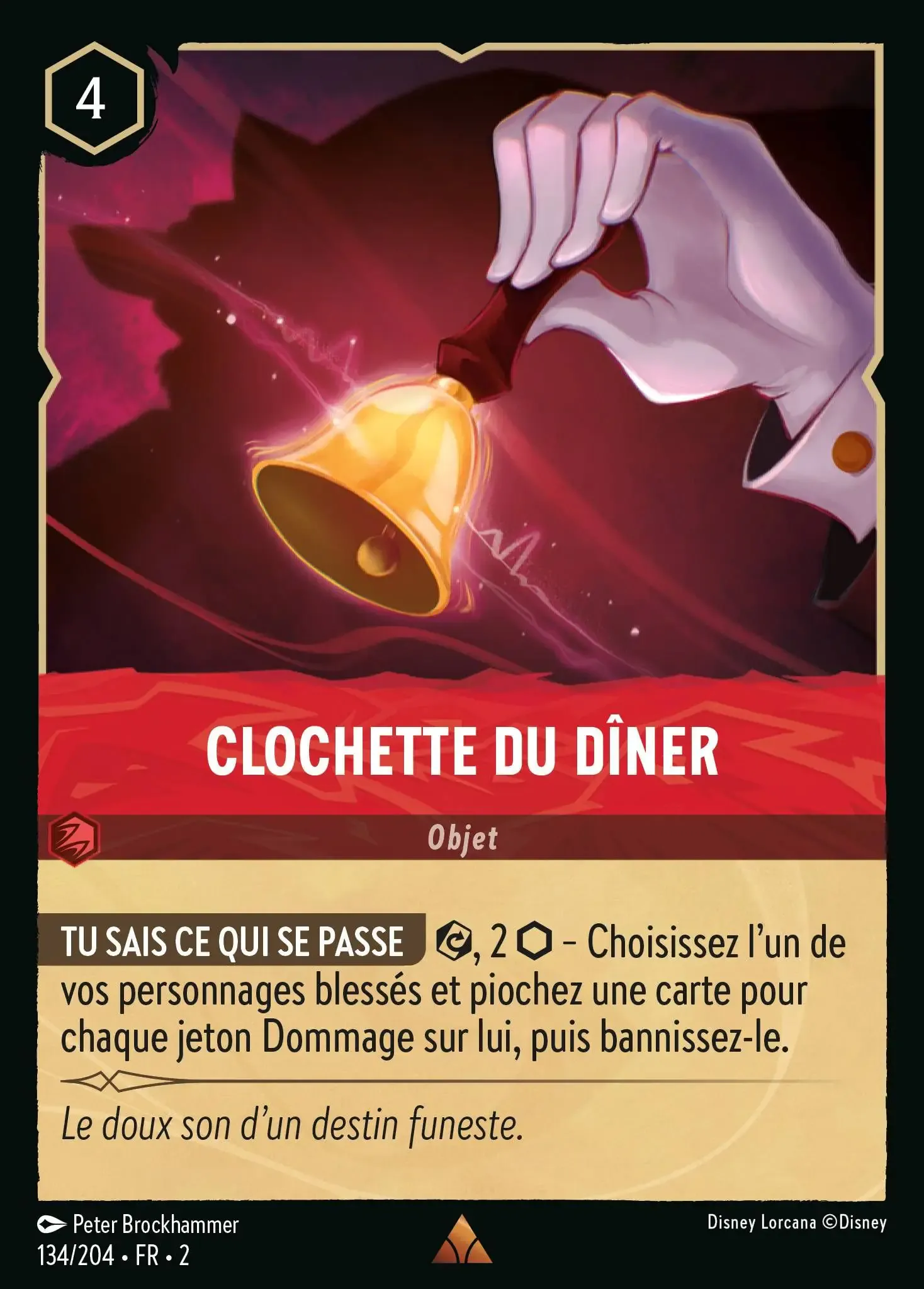 LOR02 [FR] ROF 134 CLOCHETTE DU DINER (RARE)