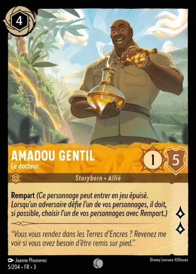 LOR03 - 005 (FOIL) MADOU GENTIL
