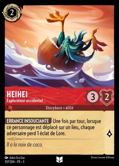 LOR03 (FOIL) 107 HEIHEI, EXPLORATEUR ACCIDENTEL