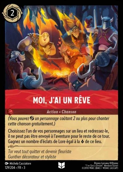 LOR03 [FR] INK (FOIL) 129 MOI, J'AI UN REVE (UNCO)
