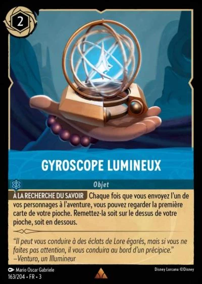 LOR03 (FOIL) 163 GYROSCOPE LUMINEUX