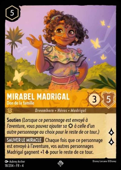 LOR04 [FR] URS (FOIL) 018 MIRABEL MADRIGAL, DON DE LA FAMILLE
