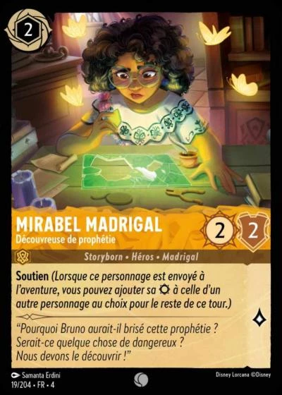 LOR04 (FOIL) 019 MIRABEL MADRIGAL, DECOUVREUSE DE PROPHETIE