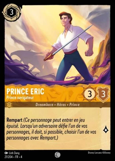 LOR04-021 (FOIL) PRINCE ERIC, PRINCE NAVIGATEUR