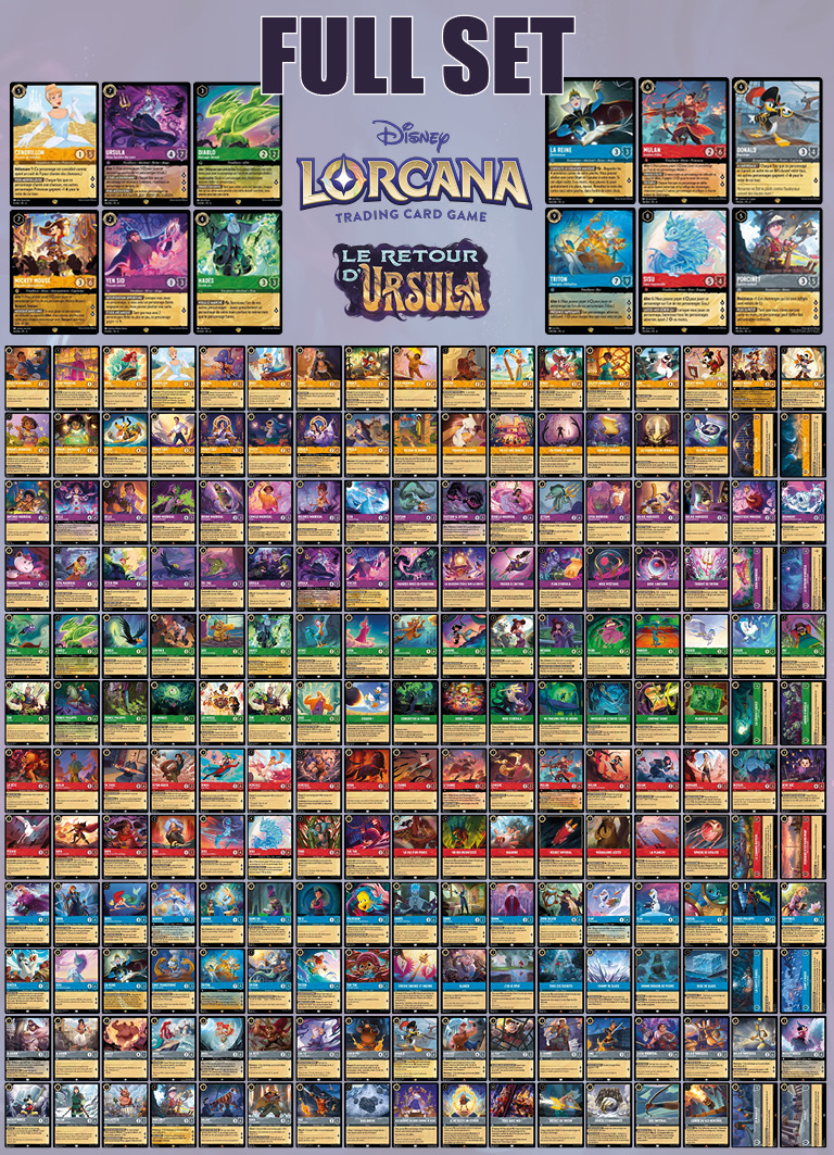 LOR04-FULL SET NORMAL (204 CARTES DE LA SERIE)