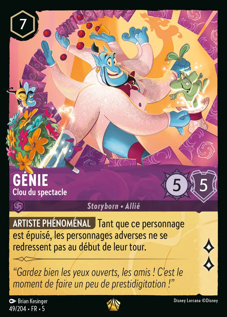 LOR05 [FR] SSK 049 GENIE, CLOU DU SPECTACLE (LEGENDAIRE)