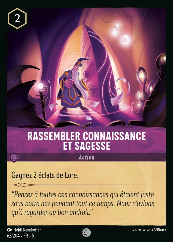 LOR05 [FR] SSK (FOIL) 062 RASSEMBLER CONNAISSANCE ET SAGESSE