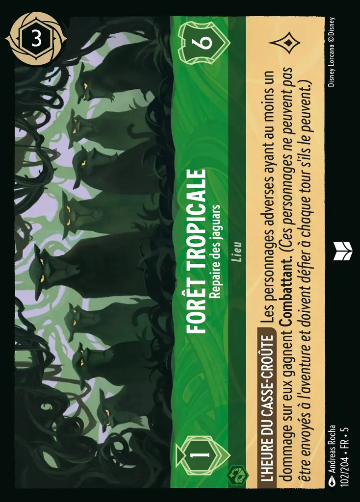 LOR05 [FR] SSK (FOIL) 102 FORET TROPICALE, REPAIRE DES JAGUARS