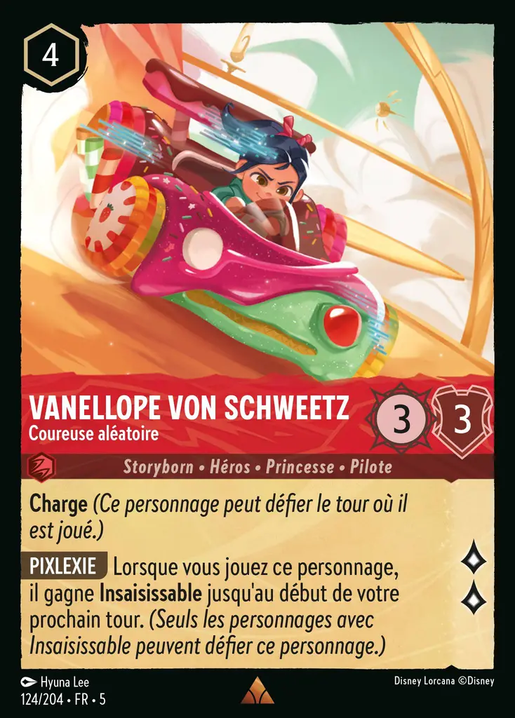 LOR05 [FR] SSK (FOIL) 124 VANELLOPE VON SCHWEETZ, COUREUSE ALEATOIRE (RARE)