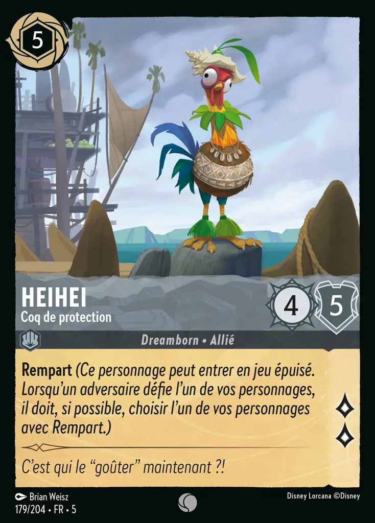 LOR05 [FR] SSK (FOIL) 179 HEIHEI,&nbsp;COQ DE PROTECTION