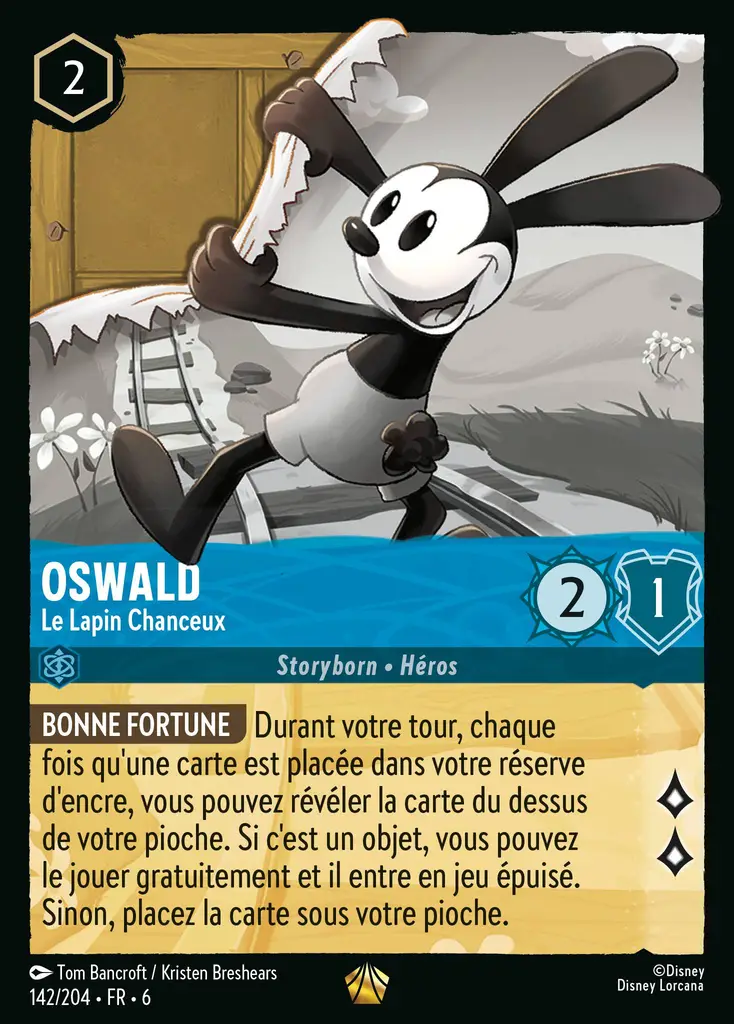 LOR06 [FR] AZS 142 OSWALD, LE LAPIN CHANCEUX (LEGENDAIRE)