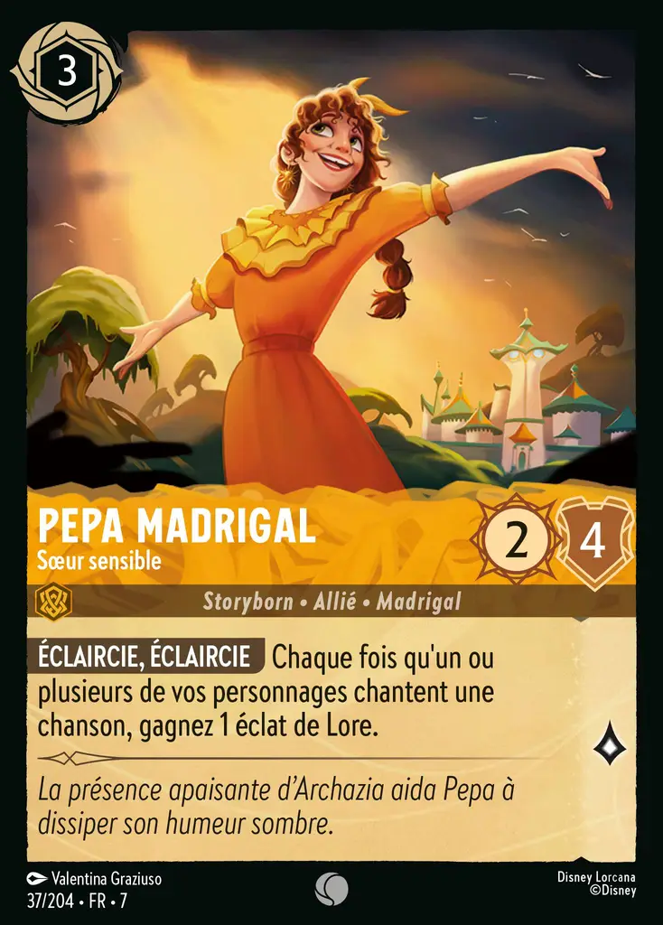 LOR07 [FR] ARI (FOIL) 037 PEPA MADRIGAL, SOEUR SENSIBLE (COMMUNE)