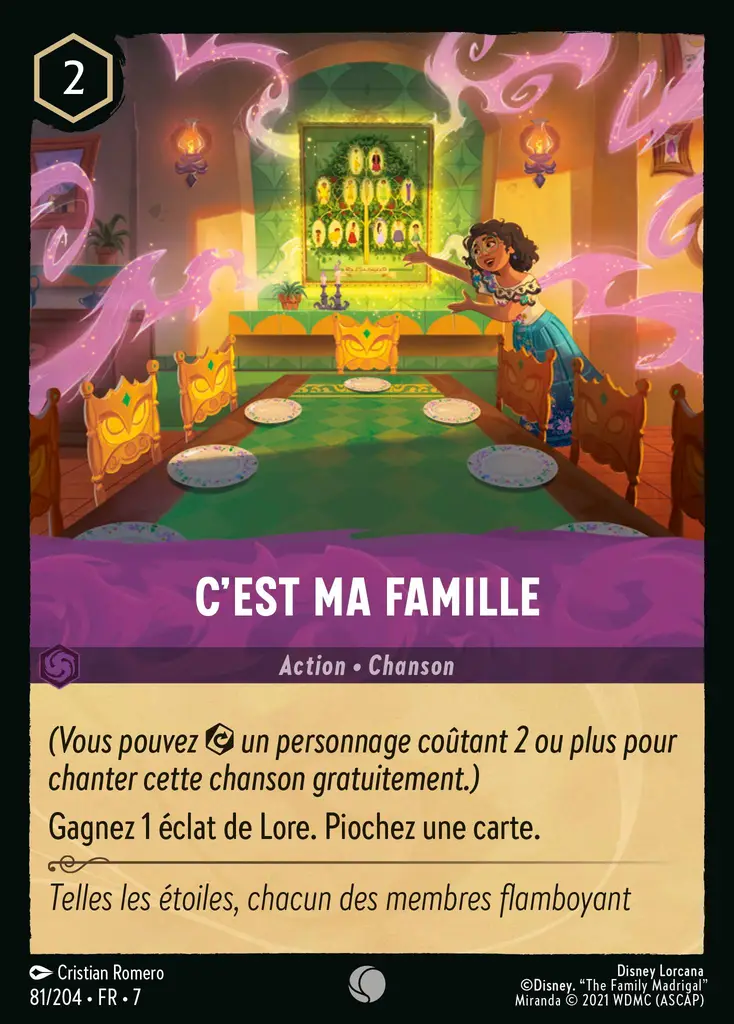LOR07 [FR] ARI (FOIL) 081 C'EST MA FAMILLE (COMMUNE)