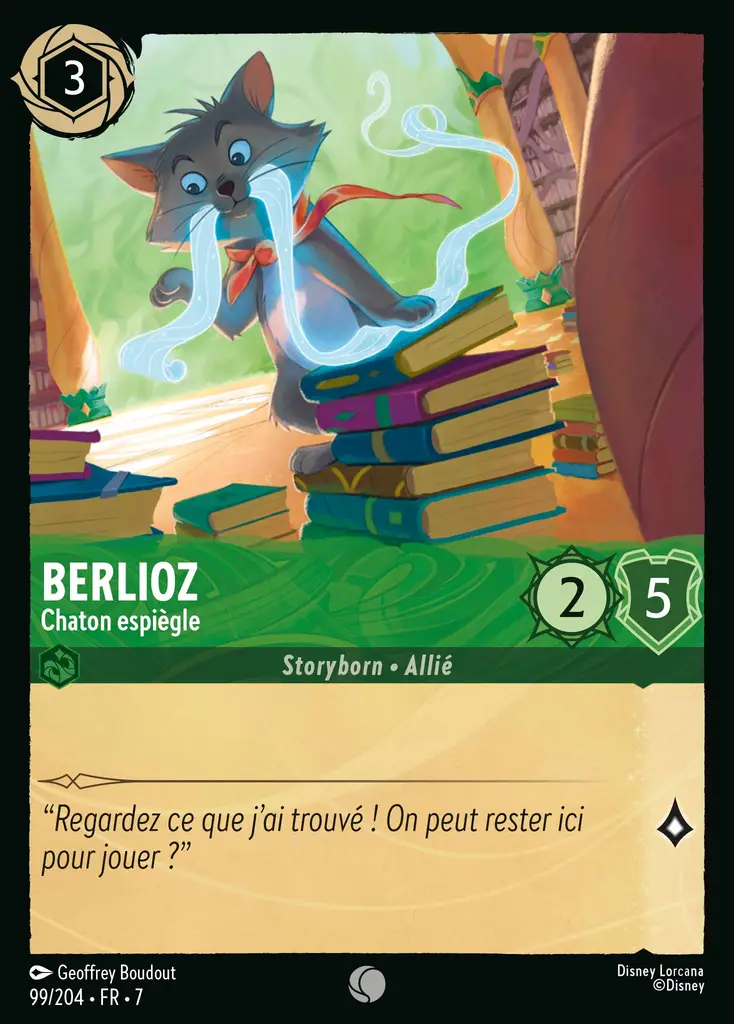 LOR07 [FR] ARI (FOIL) 099 BERLIOZ, CHATON ESPIEGLE (COMMUNE)