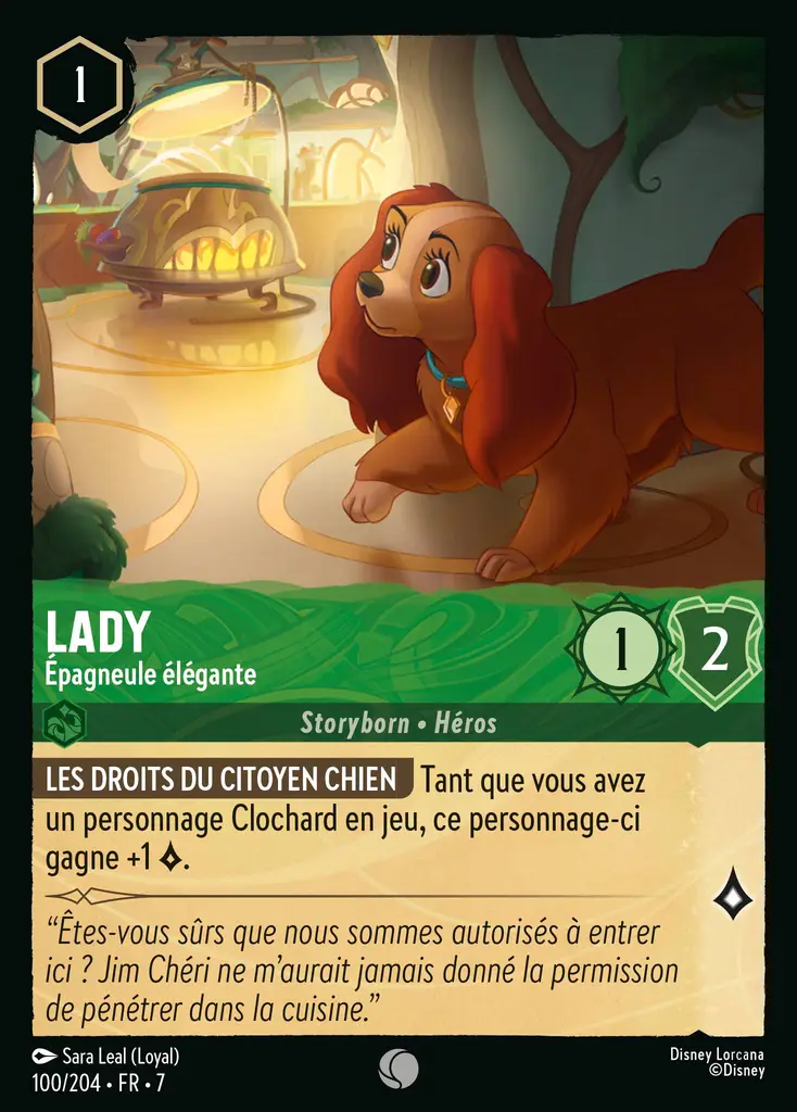 LOR07 [FR] ARI (FOIL) 100 LADY, &Eacute;PAGNEULE ELEGANTE (COMMUNE)