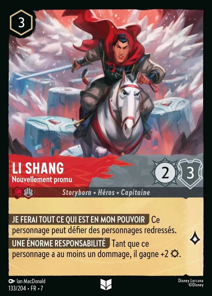 LOR07 [FR] ARI (FOIL) 133 LI SHANG, NOUVELLEMENT PROMU (UNCO)