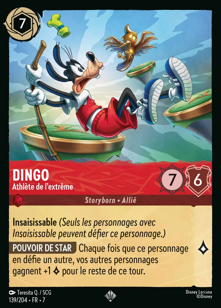 LOR07 [FR] ARI (FOIL) 139 DINGO, ATHLETE DE L'EXTREME (SUPER RARE)