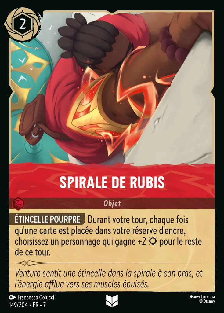 LOR07 [FR] ARI (FOIL) 149 SPIRALE DE RUBIS (UNCO)
