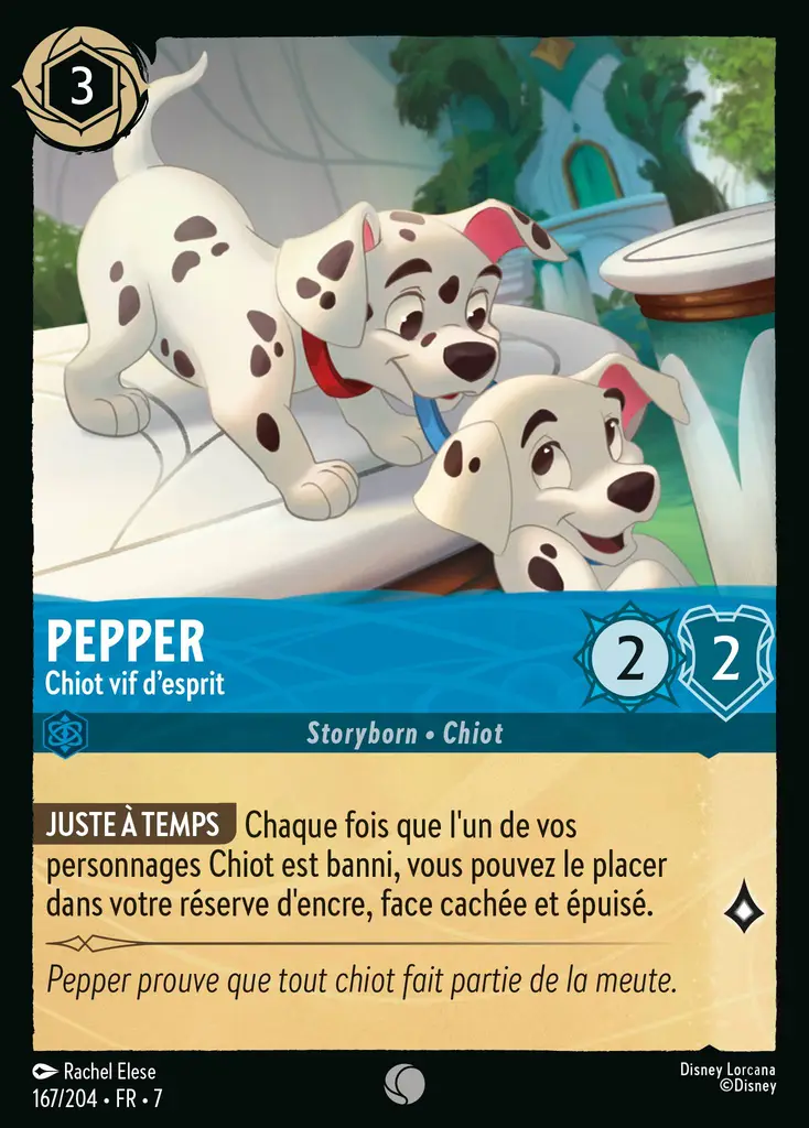 LOR07 [FR] ARI (FOIL) 167 PEPPER, CHIOT VIF D&rsquo;ESPRIT (COMMUNE)
