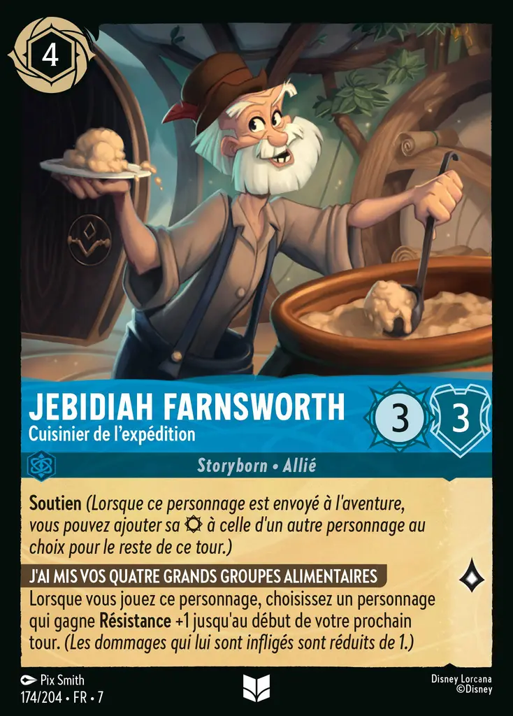 LOR07 [FR] ARI (FOIL) 174 JEBIDIAH FARNSWORTH, CUISINIER DE L'EXPEDITION (UNCO)