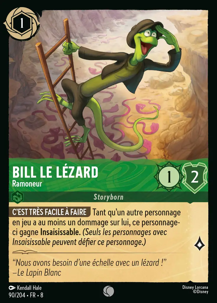 LOR08 [FR] JAF (FOIL) 090 BILL LE LEZARD, RAMONEUR (COMMUNE)