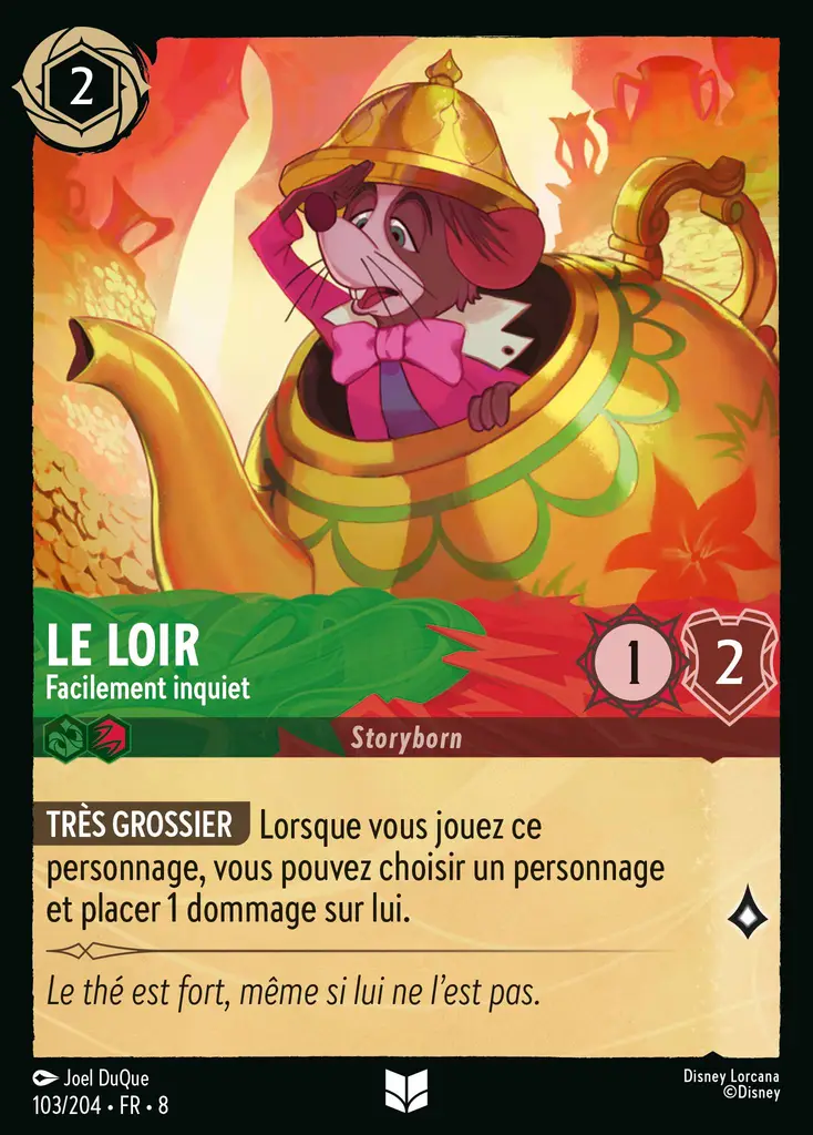 LOR08 [FR] JAF (FOIL) 103 LE LOIR, FACILEMENT INQUIET (UNCO)
