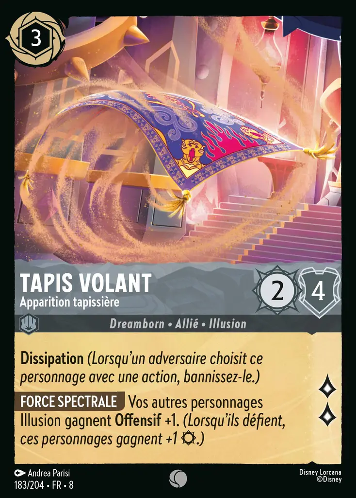 LOR08 [FR] JAF 183 TAPIS VOLANT, APPARITION TAPISSIERE (COMMUNE)