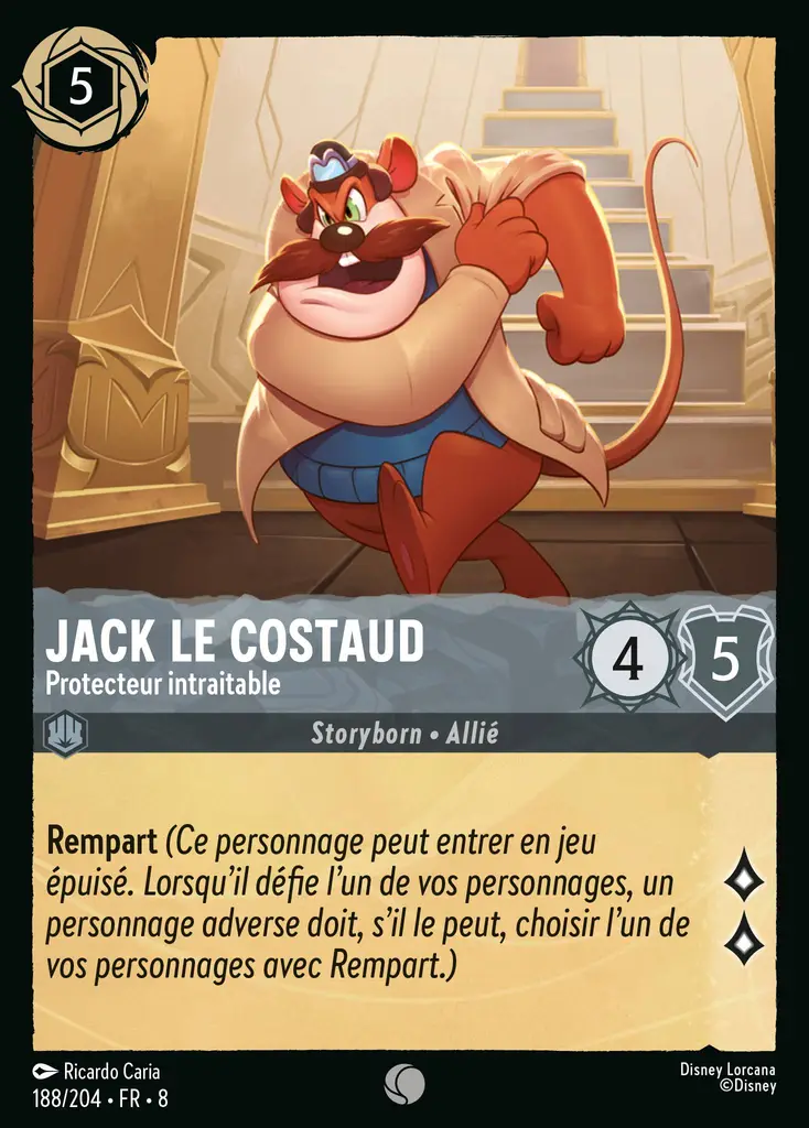 LOR08 [FR] JAF (FOIL) 188 JACK LE COSTAUD, PROTECTEUR INTRAITABLE (COMMUNE)