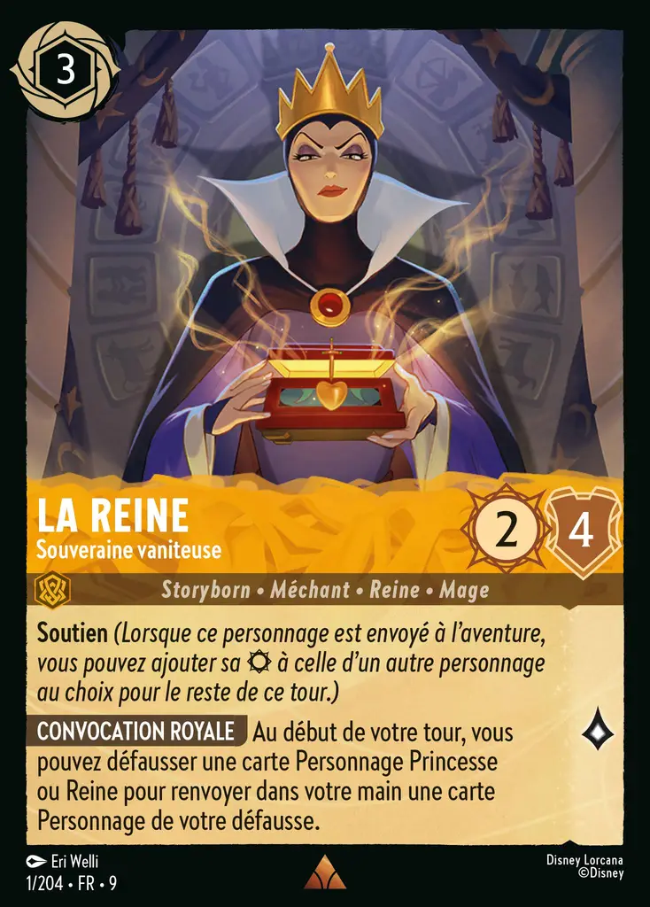 LOR09 [FR] FAB 001 LA REINE,&nbsp;SOUVERAINE VANITEUSE (RARE)